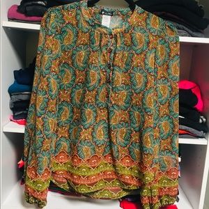 NWT “Lily White” BOHO, multi-earth tones Medium